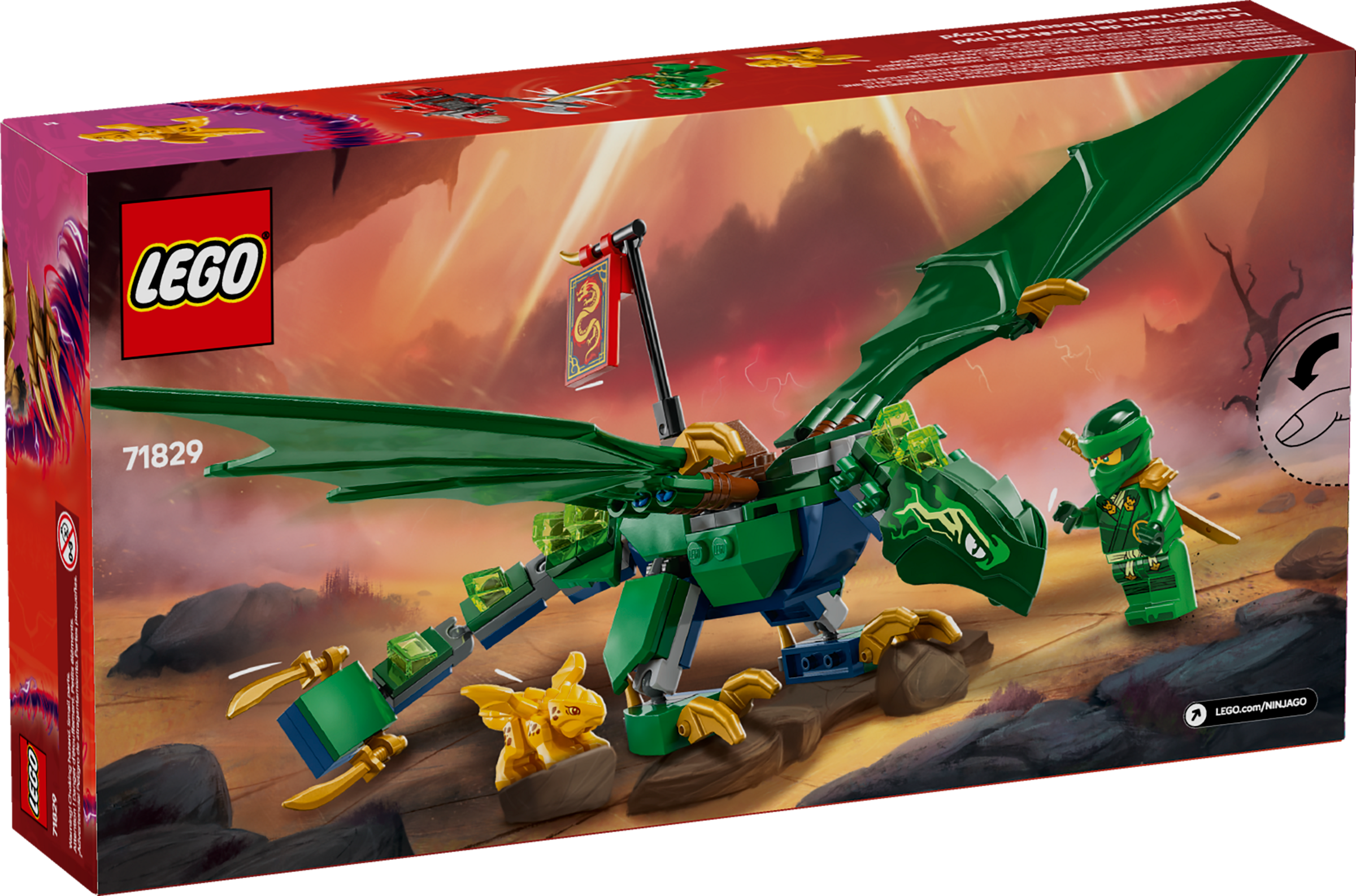 LEGO Lloyd's Green Forest Dragon playset, UK version