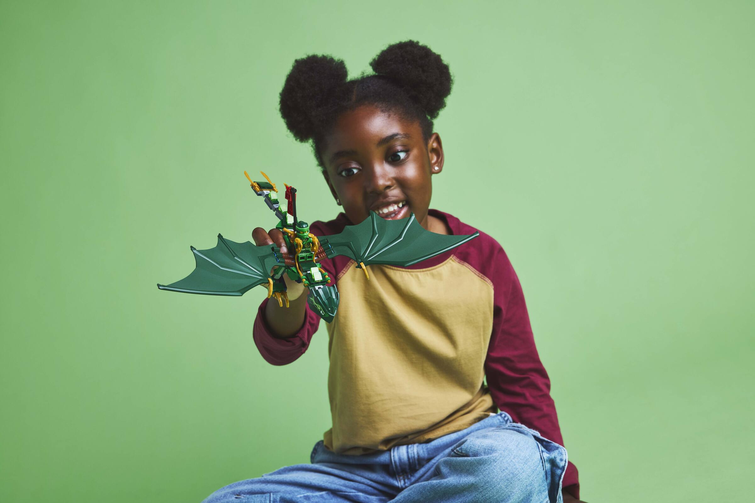 LEGO Lloyd's Green Forest Dragon playset, UK version