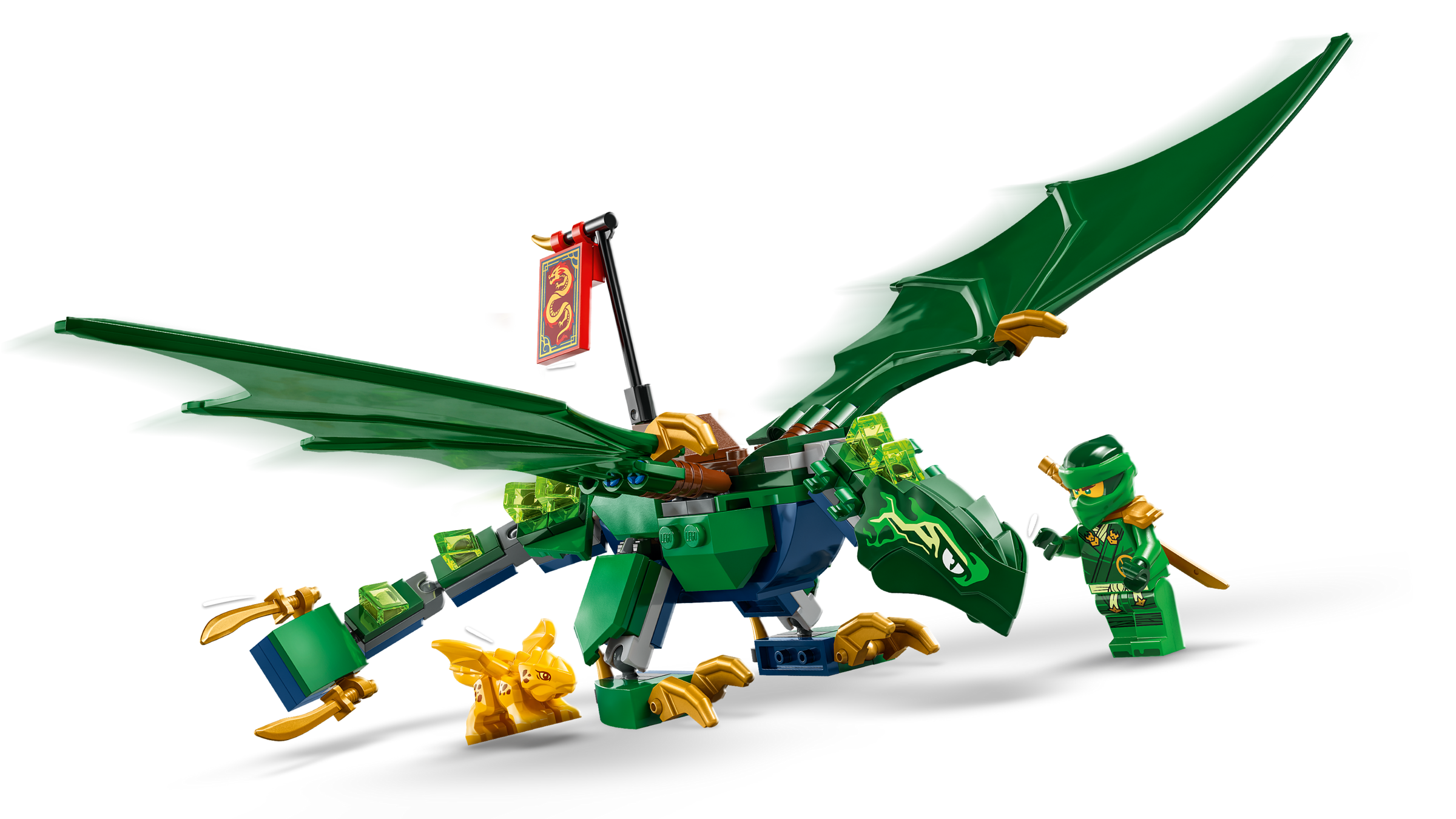 LEGO Lloyd's Green Forest Dragon playset, UK version
