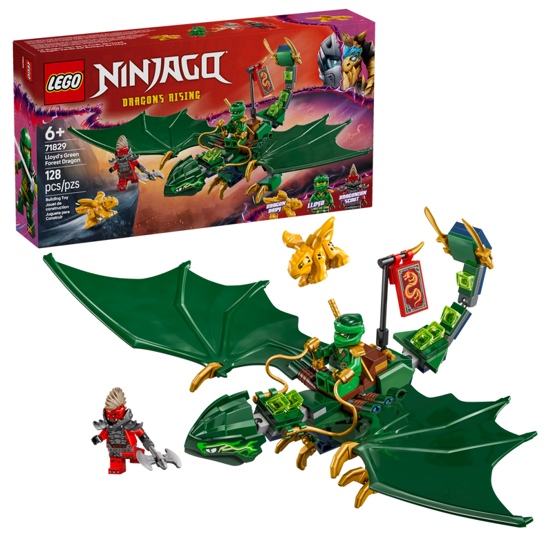 LEGO Lloyd's Green Forest Dragon playset, UK version