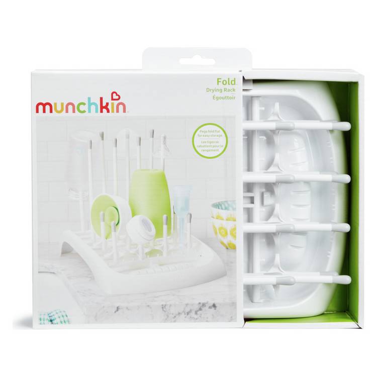 Munchkin Fold Drying Rack baby bottle drying stand (British brand)
