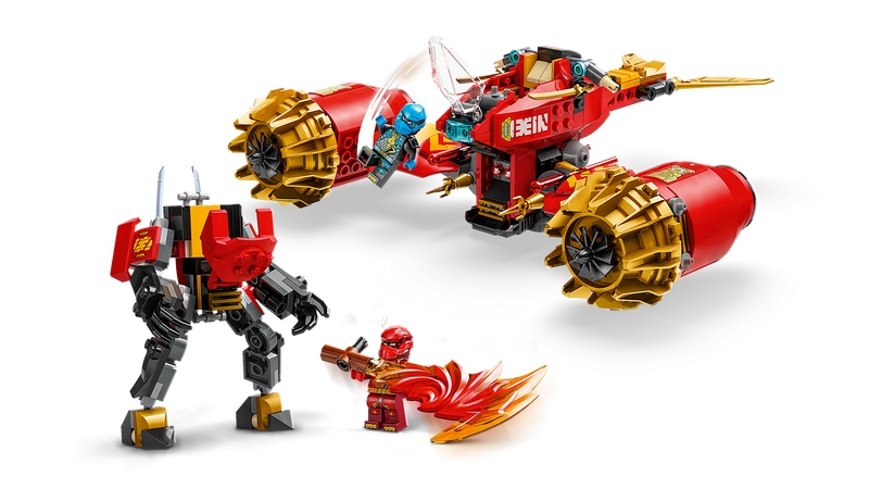 LEGO NINJAGO Kai's Mech Storm Rider Building Set 333pcs, UK version