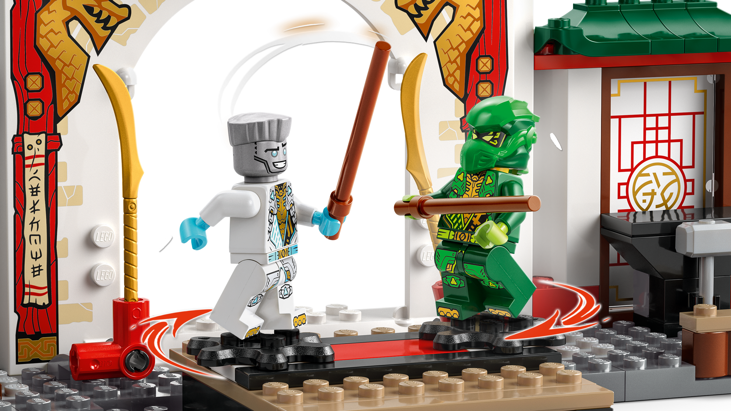 LEGO NINJAGO Ninja Spinjitzu Temple 158 pieces, imported from the UK