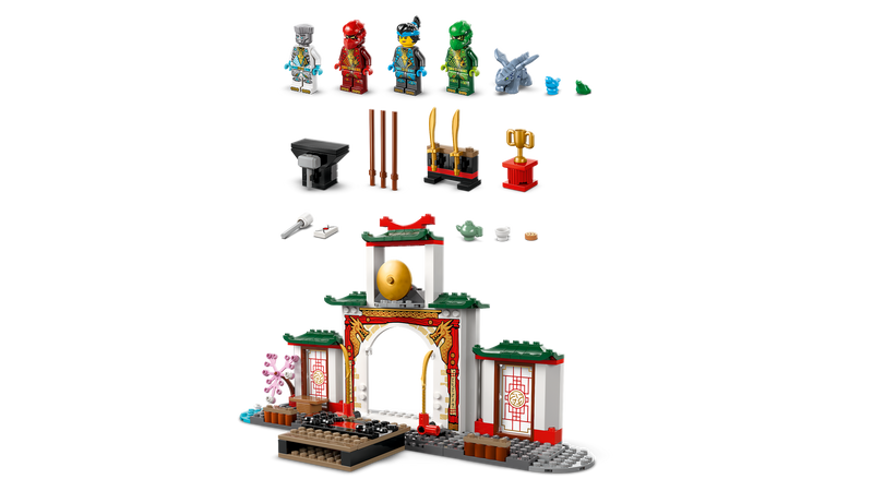 LEGO NINJAGO Ninja Spinjitzu Temple 158 pieces, imported from the UK