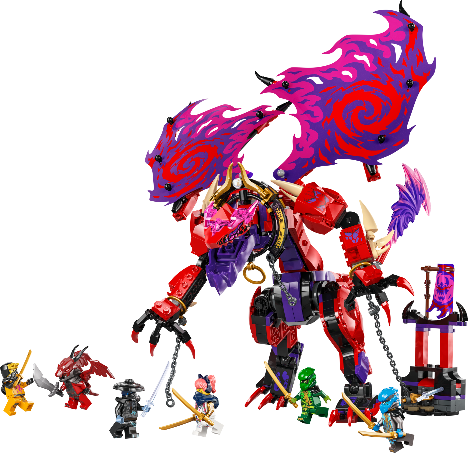 LEGO Thunderfang Dragon of Chaos Set 668 Pieces (British brand)