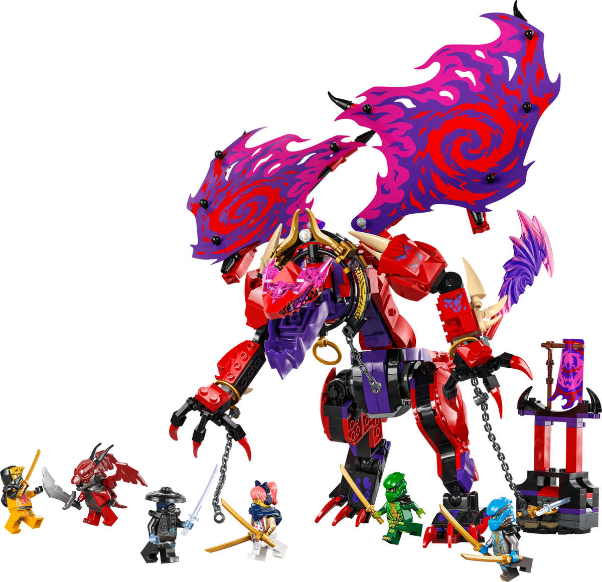 LEGO Thunderfang Dragon of Chaos Set 668 Pieces (British brand)