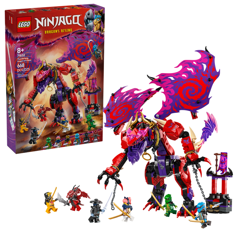LEGO Thunderfang Dragon of Chaos Set 668 Pieces (British brand)
