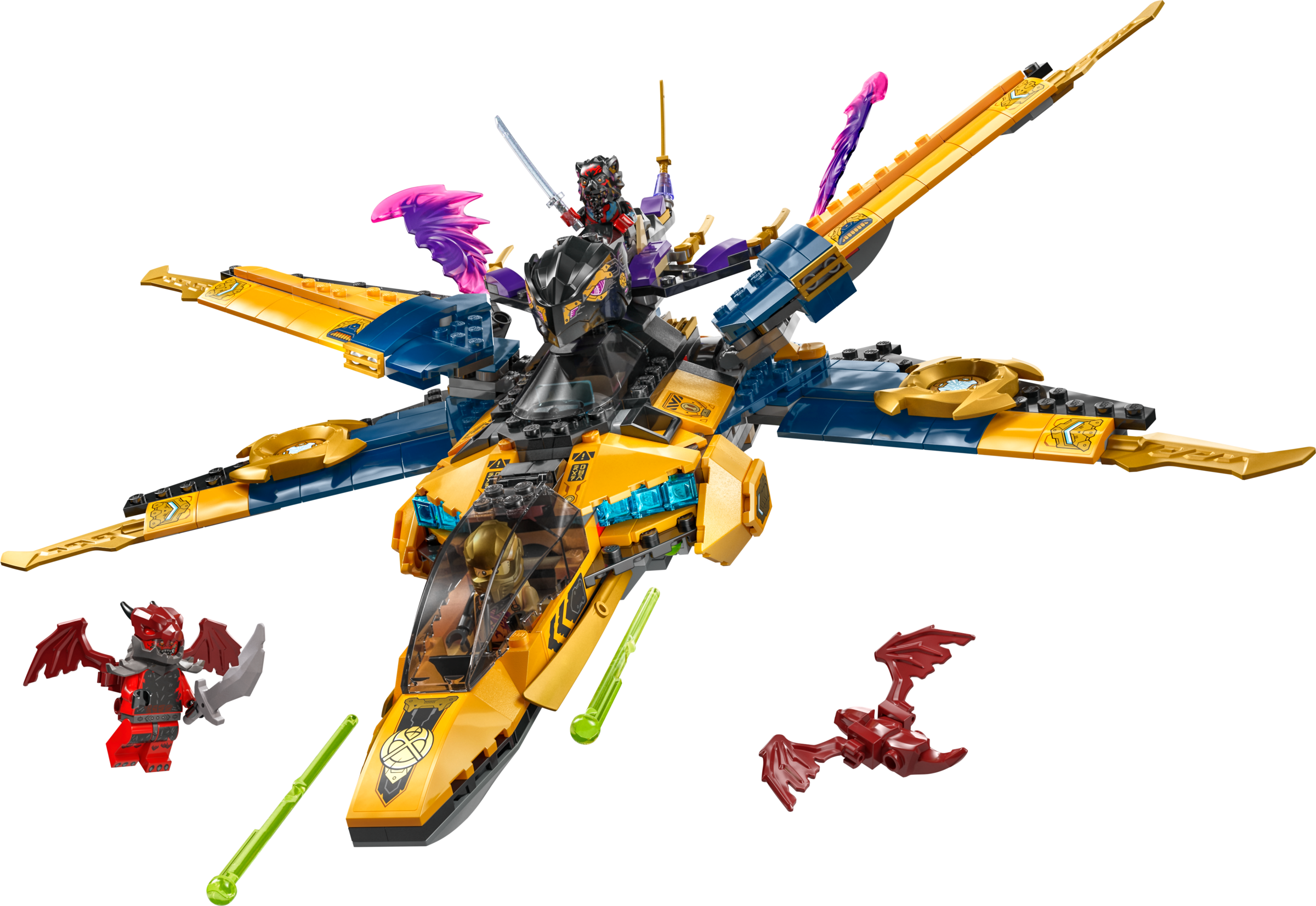 LEGO Ras and Arin's Super Storm Jet 510 Pieces, imported from the UK