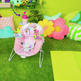Bright Starts Pink Paradise baby bouncer - British product