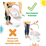 Bright Starts Pink Paradise baby bouncer - British product