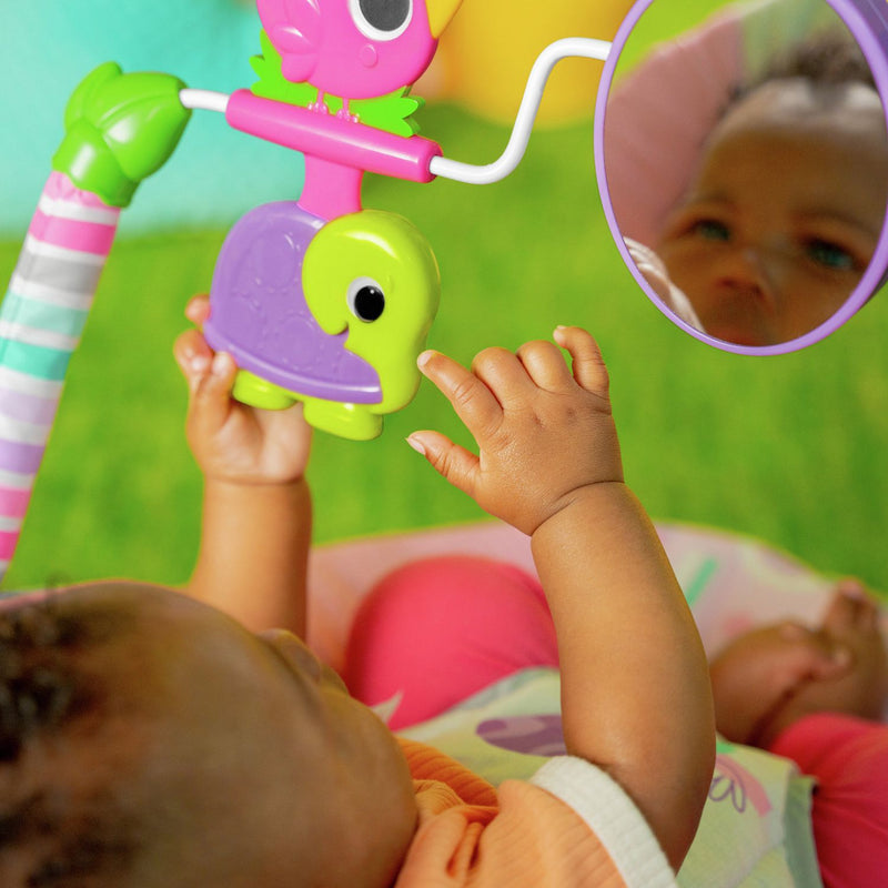 Bright Starts Pink Paradise baby bouncer - British product