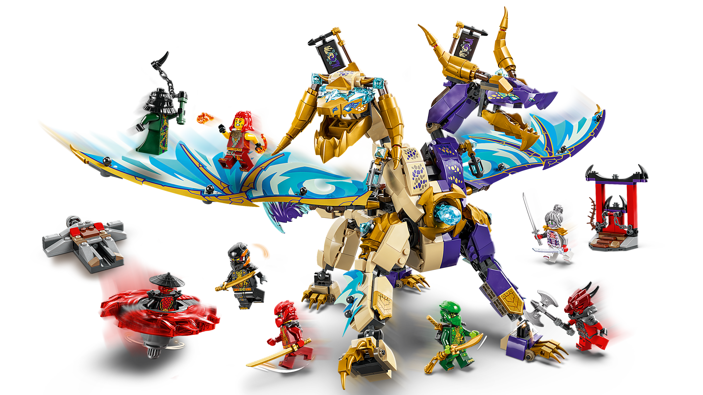 LEGO NINJAGO Arc Dragon of Focus Playset 869 Pieces - British product