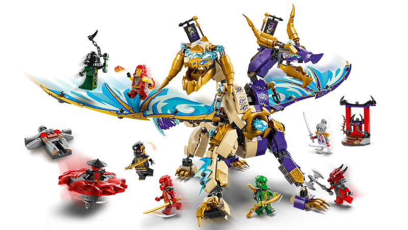 LEGO NINJAGO Arc Dragon of Focus Playset 869 Pieces - British product