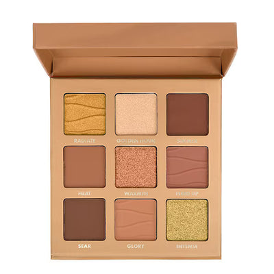 Barry M Heatwave Lidschatten-Palette 9 Farbtöne Make-up Kosmetik