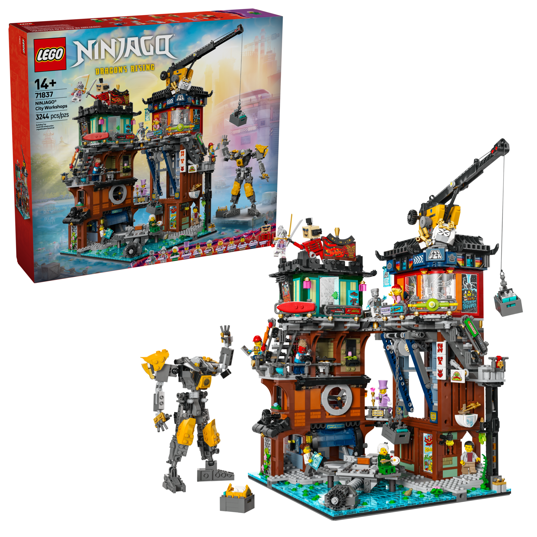 LEGO NINJAGO City Workshops 3244 pieces, imported from the UK