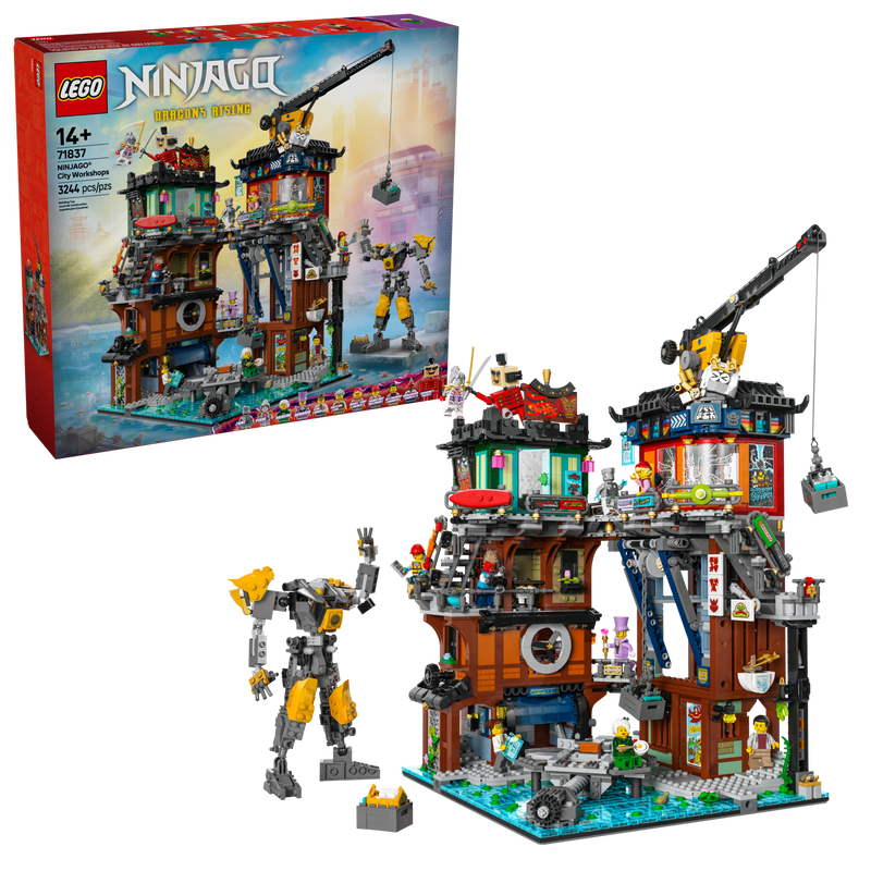 LEGO NINJAGO City Workshops 3244 pieces, imported from the UK