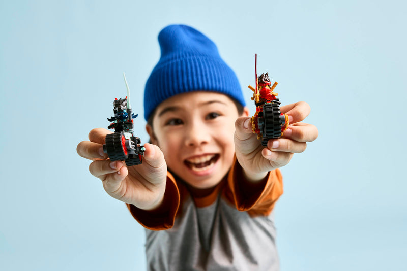 LEGO Kai's Motorcycle Speed Race ninja bike set, UK version