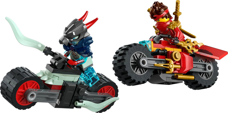 LEGO Kai's Motorcycle Speed Race ninja bike set, UK version