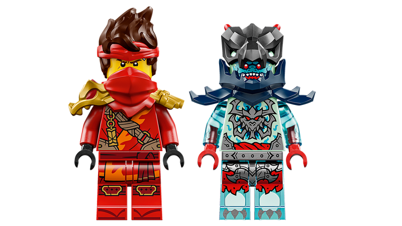 LEGO Kai's Motorcycle Speed Race ninja bike set, UK version