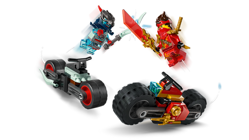 LEGO Kai's Motorcycle Speed Race ninja bike set, UK version