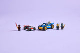 LEGO NINJAGO Rogue vs Drix Race Car Duel set (British brand)