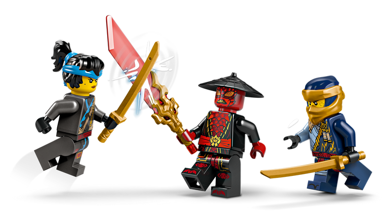 LEGO NINJAGO Rogue vs Drix Race Car Duel set (British brand)