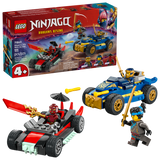 LEGO NINJAGO Rogue vs Drix Race Car Duel set (British brand)