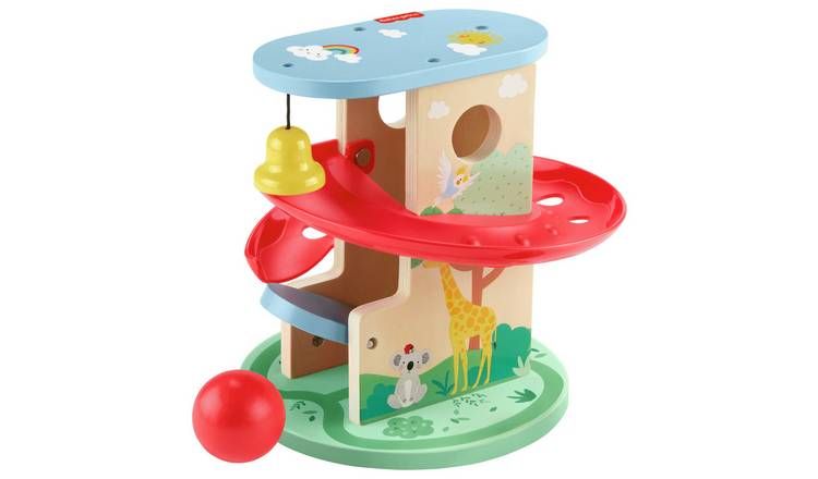 Fisher-Price Baby & Toddler Toy Wooden Treehouse Ball Run GOODS Argos