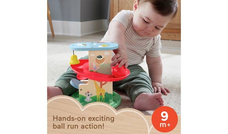 Fisher-Price Baby & Toddler Toy Wooden Treehouse Ball Run GOODS Argos