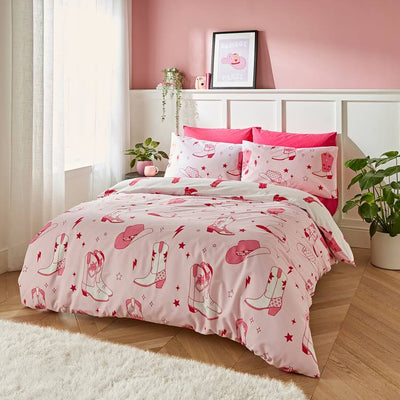 Argos Sassy B Cowgirl Boots Pink Bedding Set - Single- Buy online at McGrocer