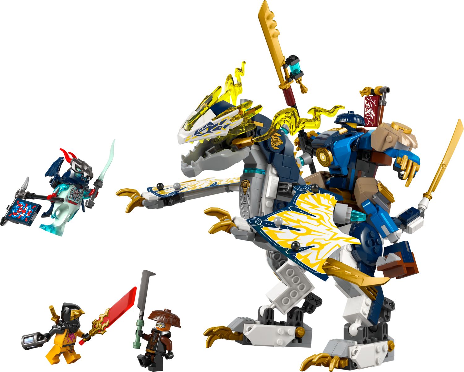 LEGO Ninjago Mech Dragon Rider building set 584 pieces, imported from the UK