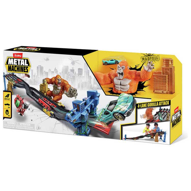 Zuru Metal Machines gorilla car track set (British brand)