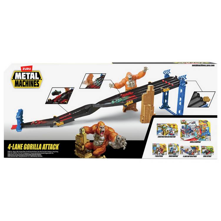 Zuru Metal Machines gorilla car track set (British brand)