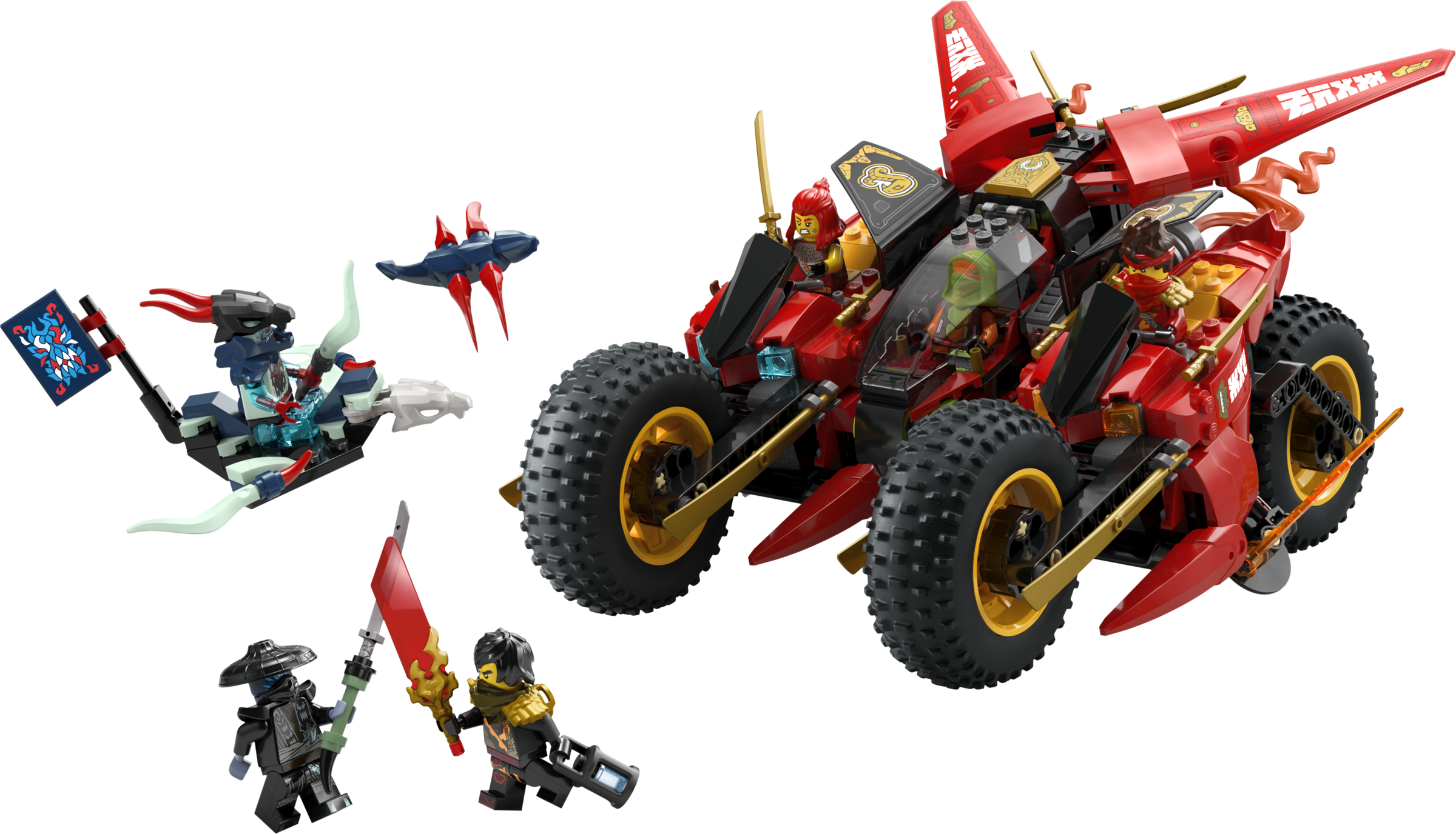 LEGO Ninjago Ninja Combat Vehicle 561 pieces, imported from the UK