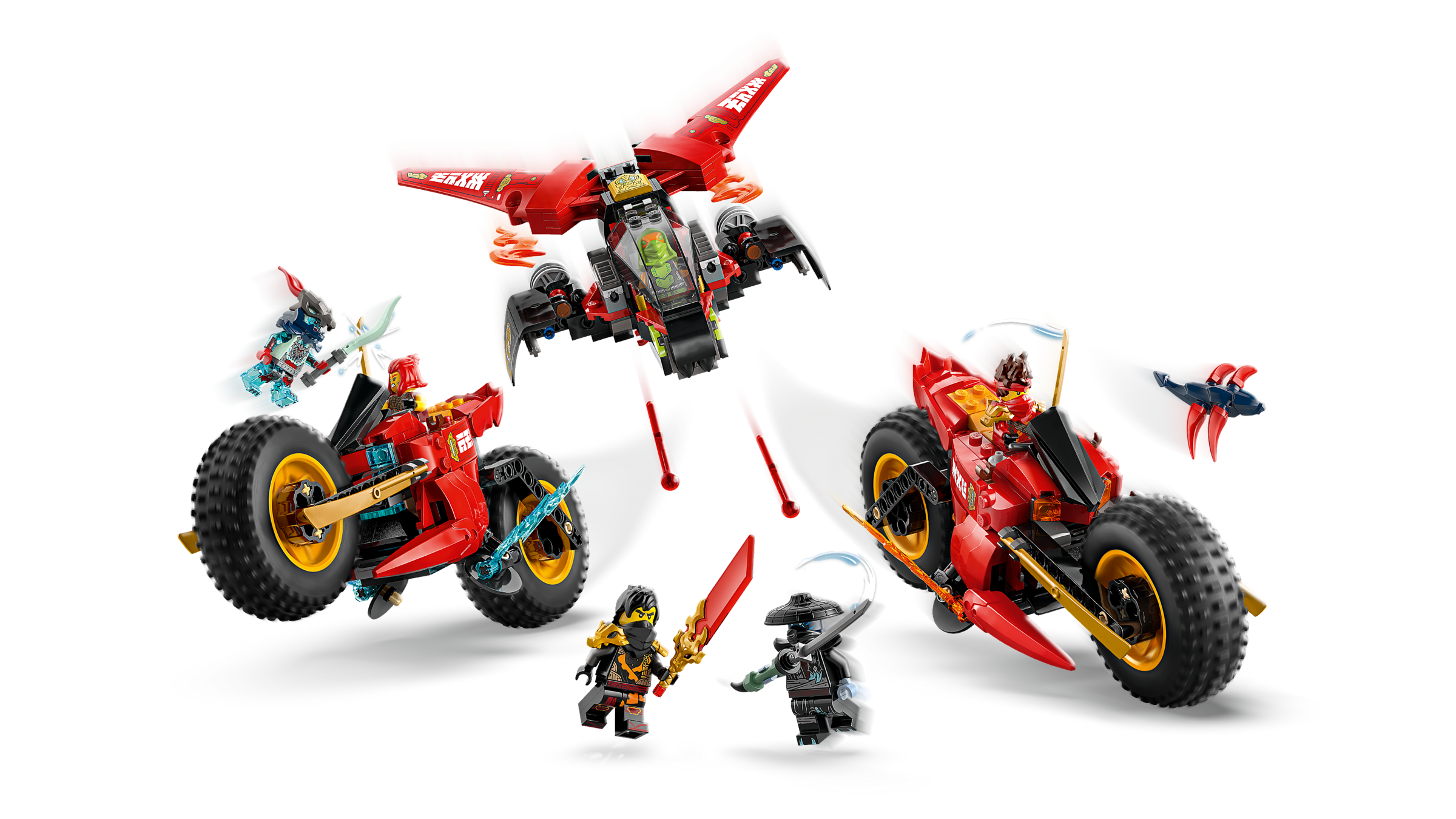 LEGO Ninjago Ninja Combat Vehicle 561 pieces, imported from the UK