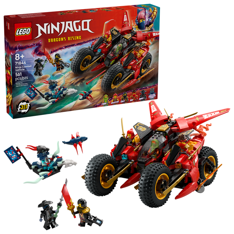 LEGO Ninjago Ninja Combat Vehicle 561 pieces, imported from the UK
