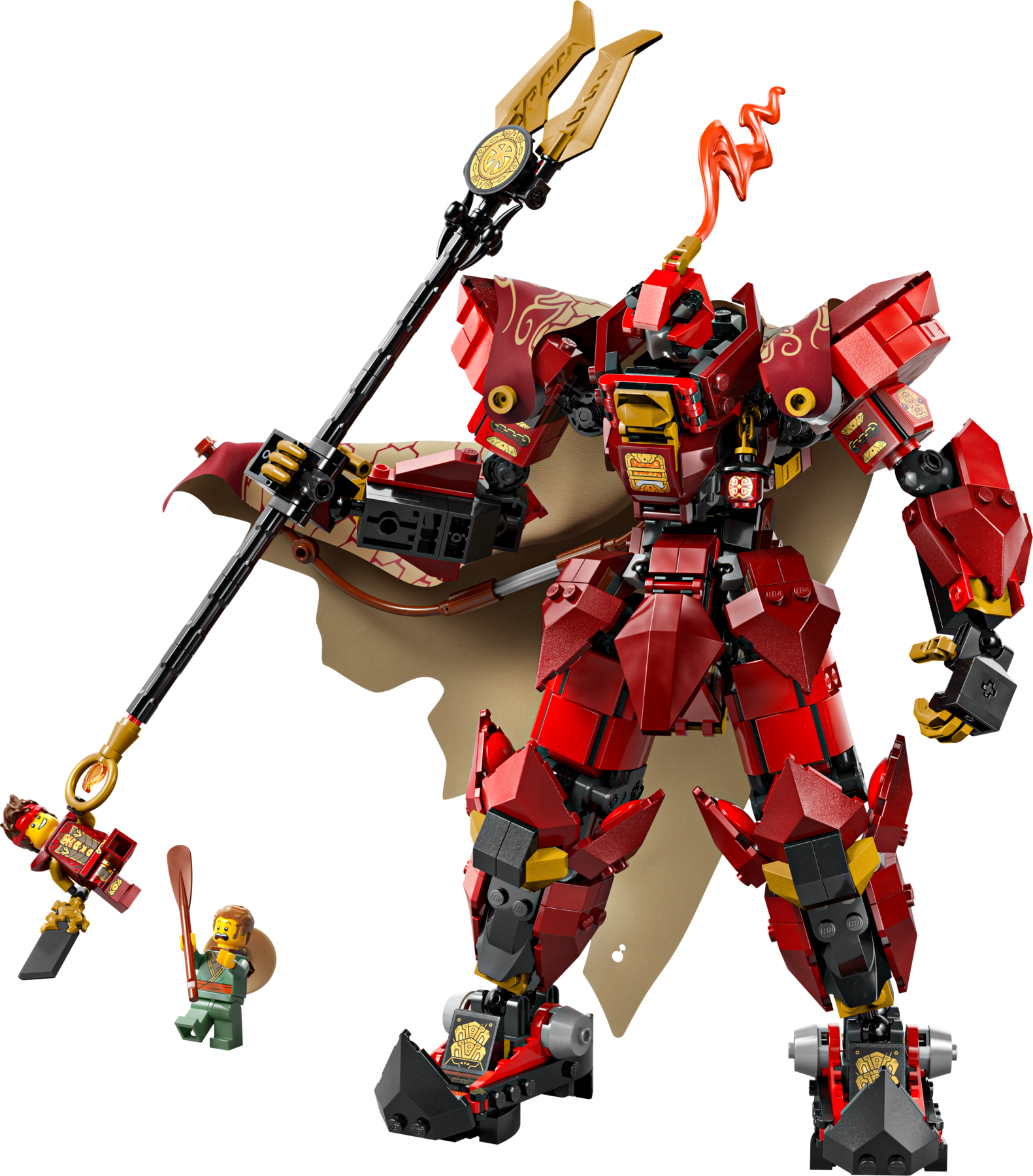 LEGO NINJAGO Fire Knight Mech building set 996 pieces, UK version