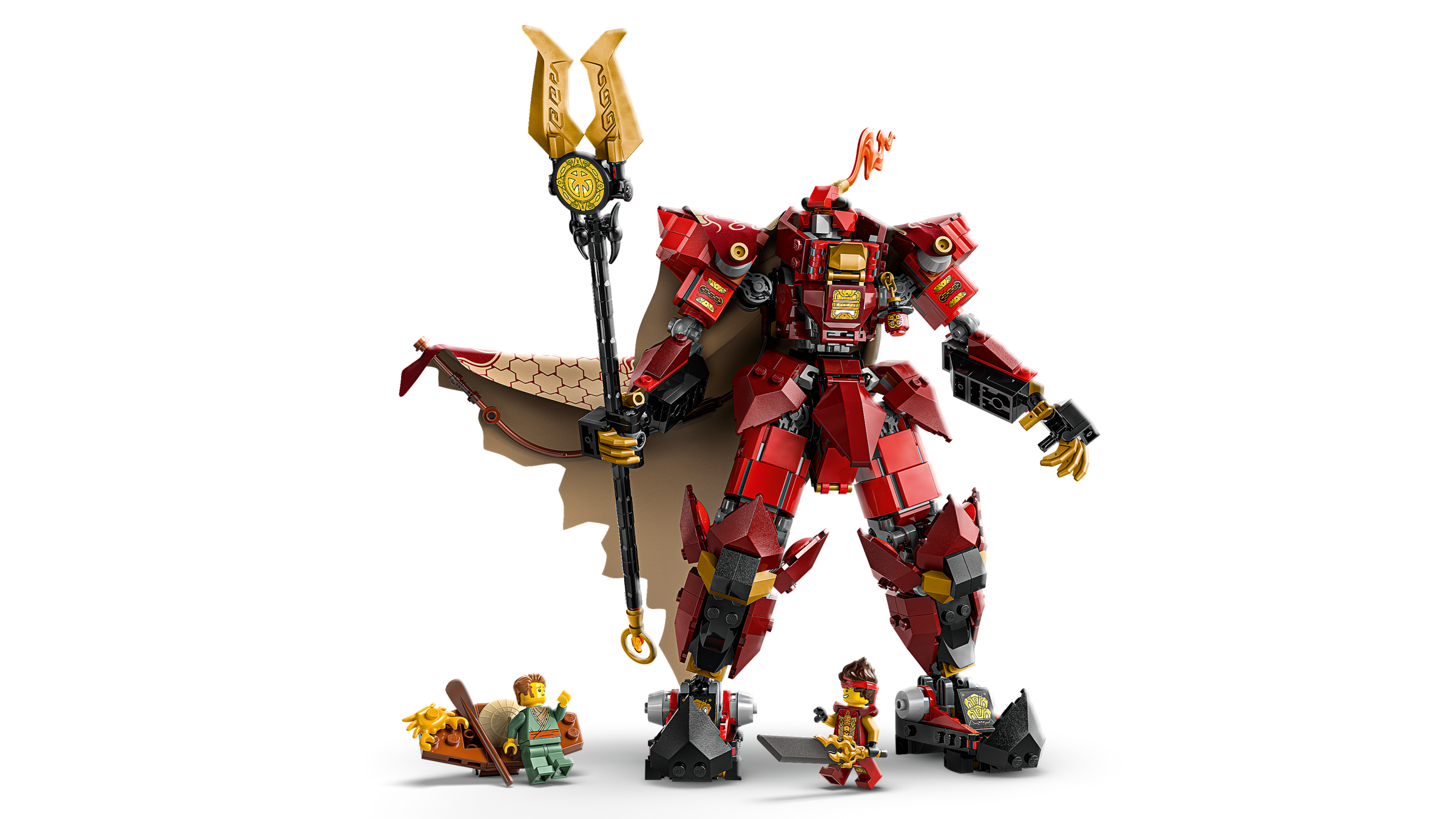 LEGO NINJAGO Fire Knight Mech building set 996 pieces, UK version