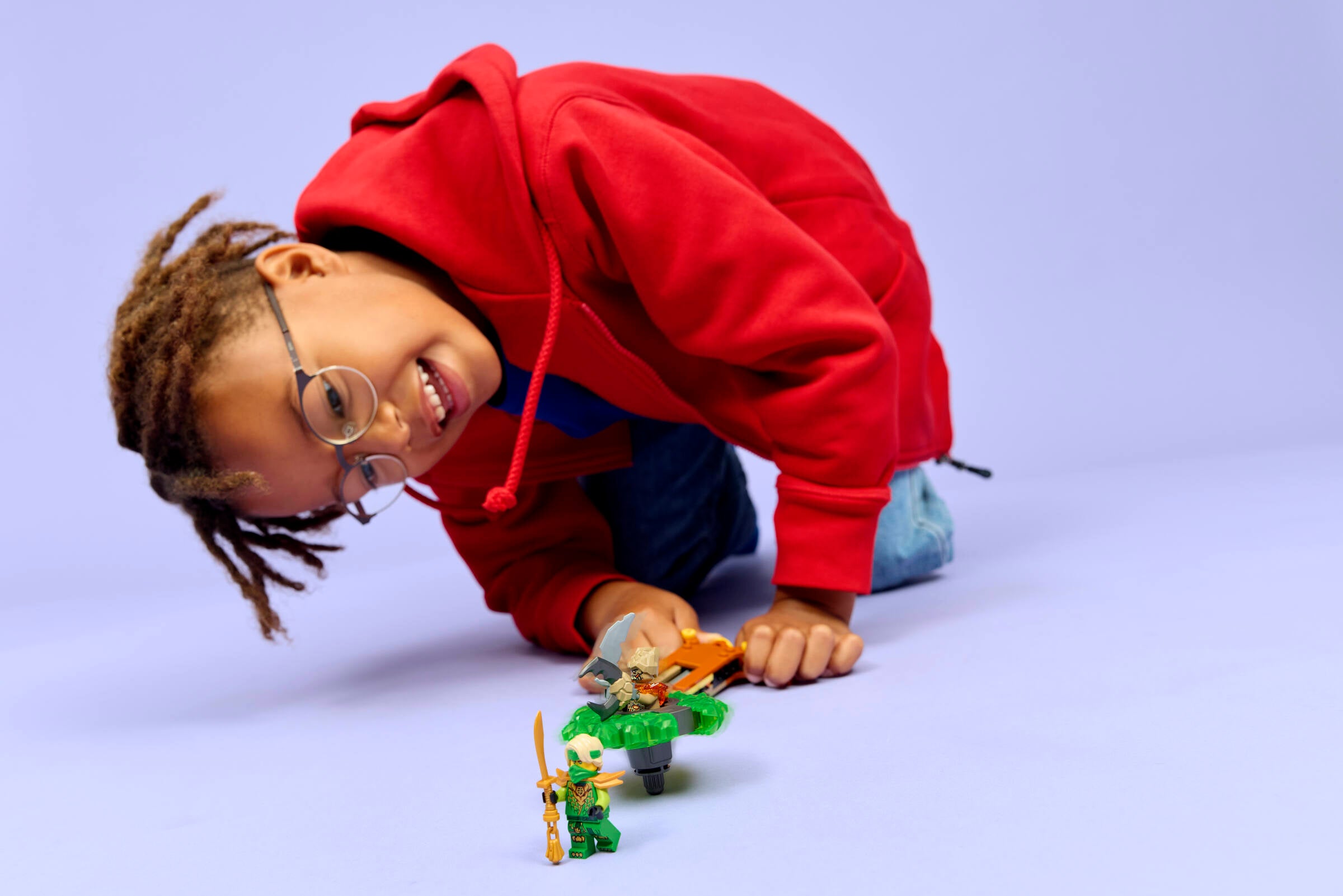 LEGO NINJAGO spinner set Lloyd vs Earth Monster, imported from the UK