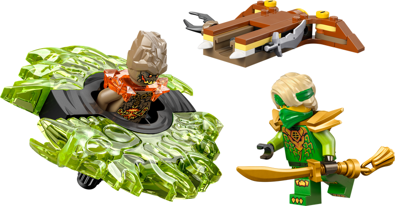 LEGO NINJAGO spinner set Lloyd vs Earth Monster, imported from the UK