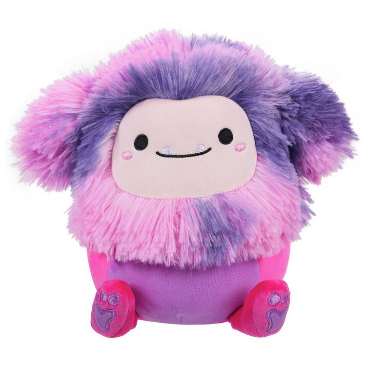 Squishmallows plush toy Woxie magenta bigfoot 7.5-inch, imported from the UK