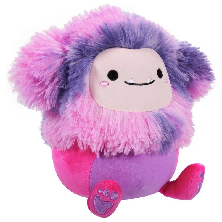 Squishmallows plush toy Woxie magenta bigfoot 7.5-inch, imported from the UK