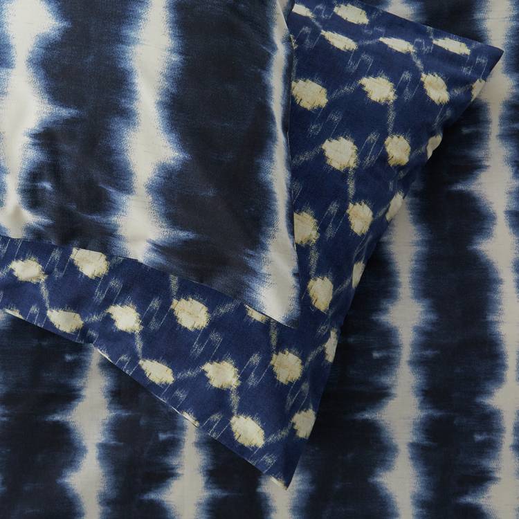Habitat Shibori bedding set blue white single, UK version