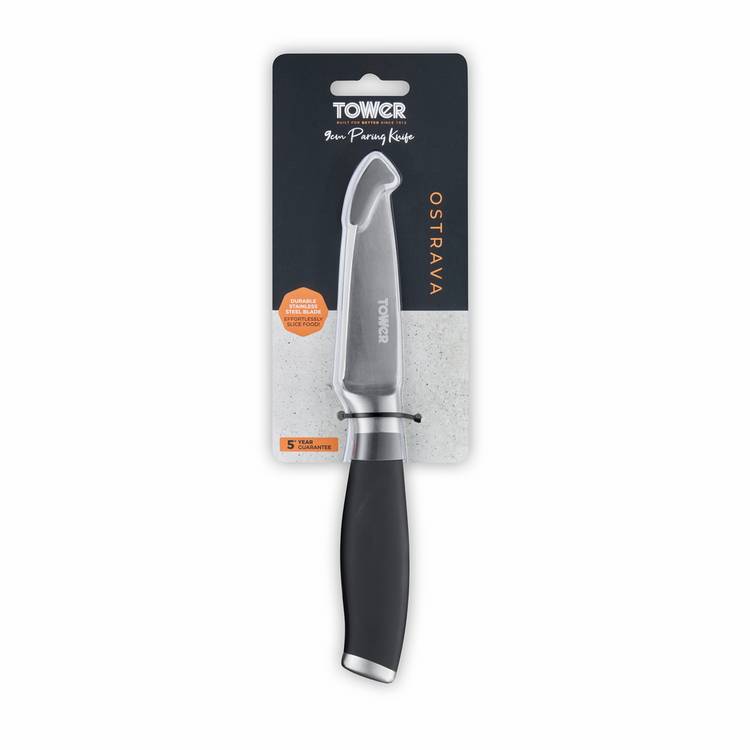 Tower small soft grip paring knife 3.5-inch (British brand)