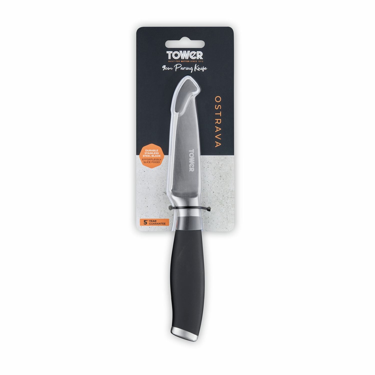 Tower small soft grip paring knife 3.5-inch (British brand)