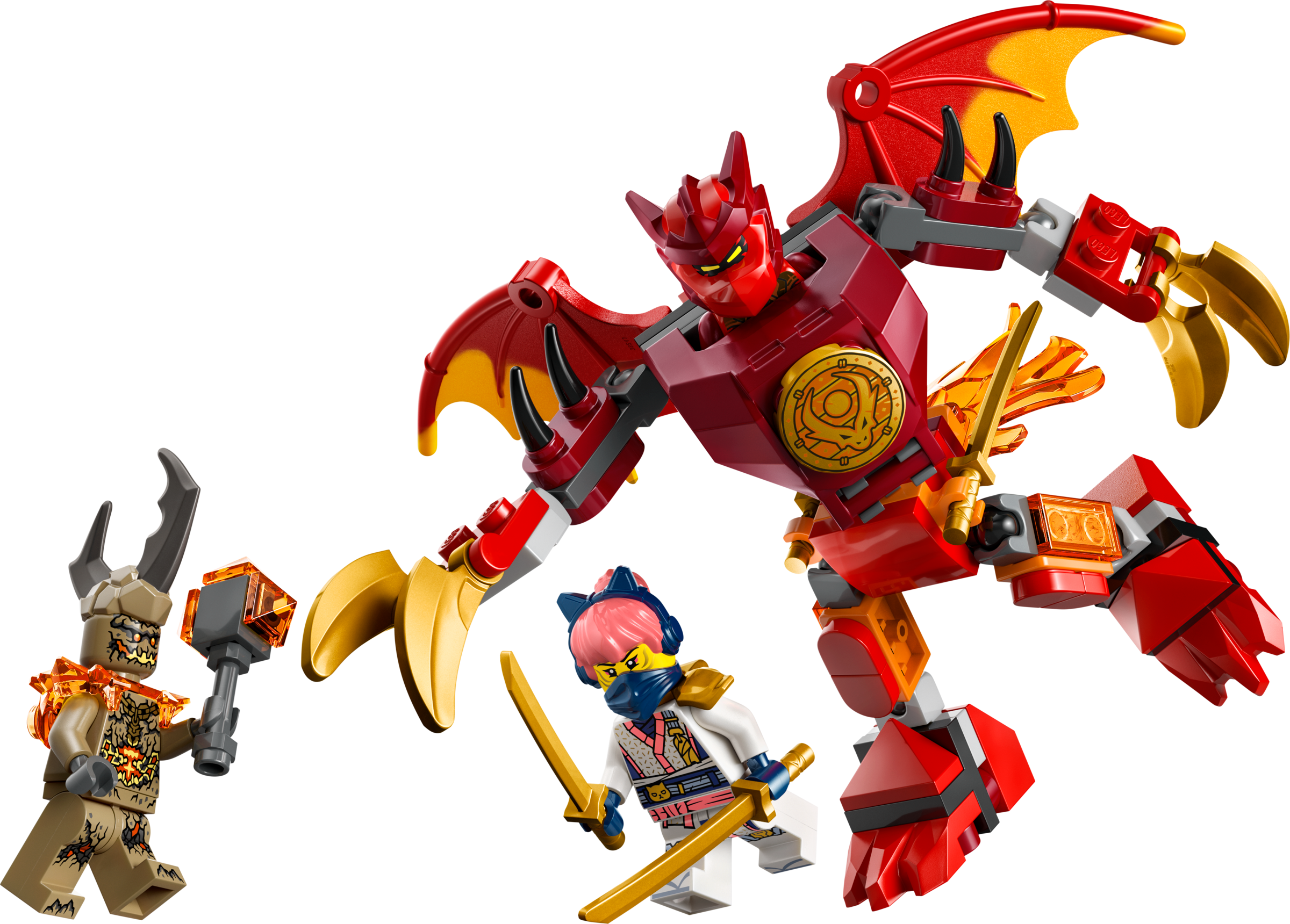 LEGO NINJAGO Dragon Mech Battle Pack building toy (British brand)