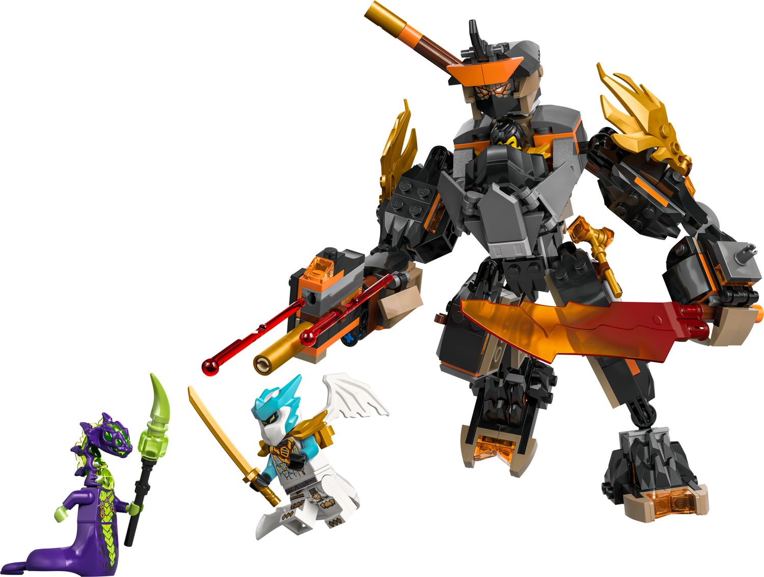 LEGO NINJAGO Cole's Mission Mech building set 364 pieces, imported from the UK