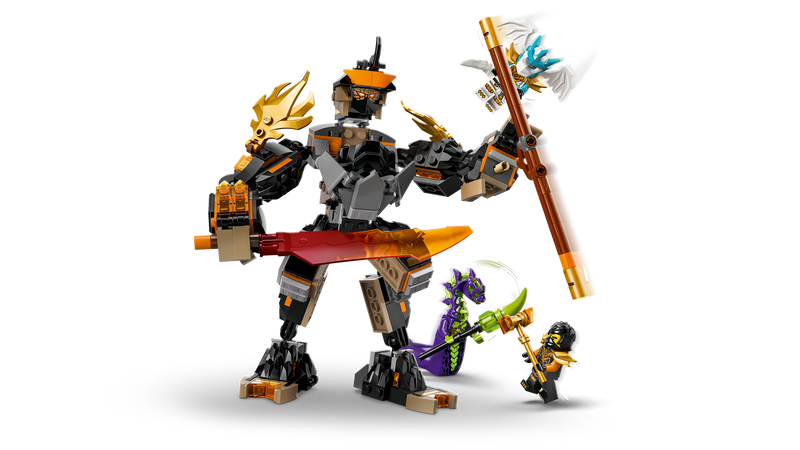 LEGO NINJAGO Cole's Mission Mech building set 364 pieces, imported from the UK