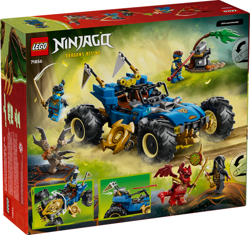 LEGO NINJAGO Jay's Transforming Car 387 pieces (British brand)