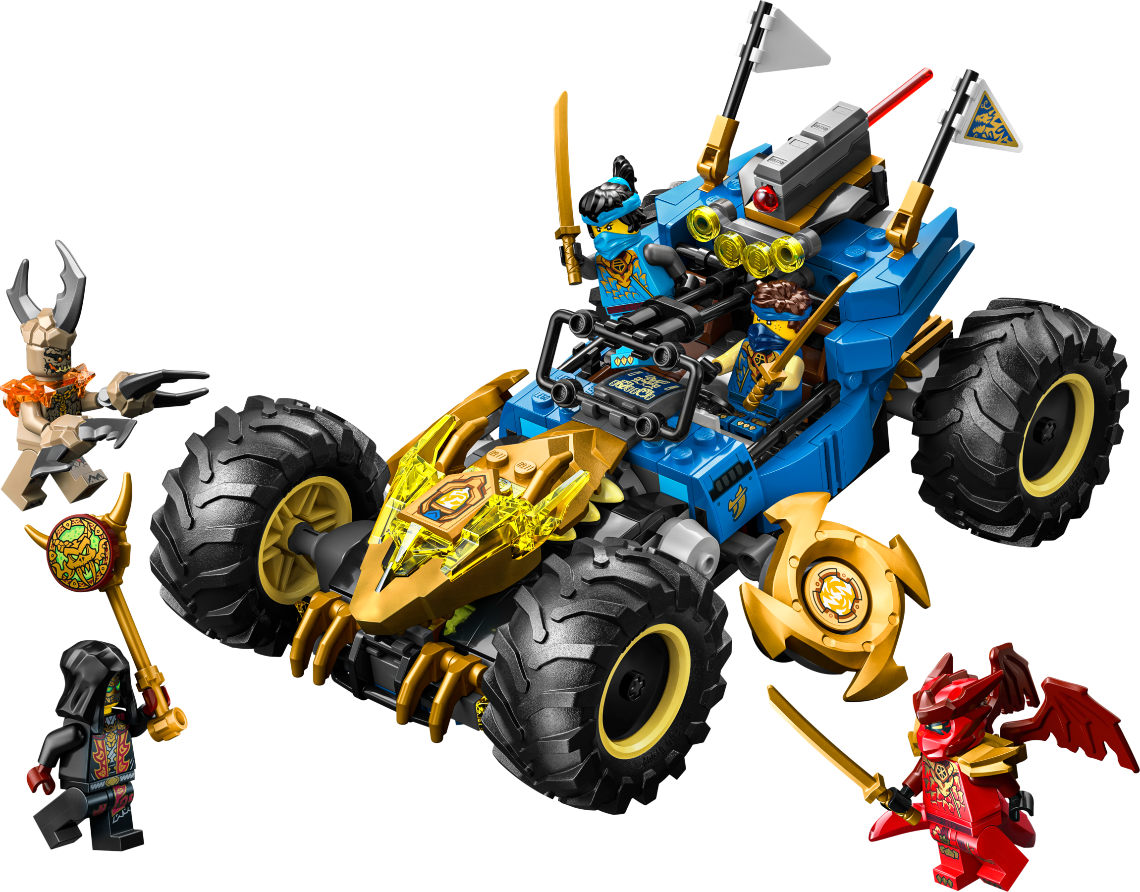 LEGO NINJAGO Jay's Transforming Car 387 pieces (British brand)